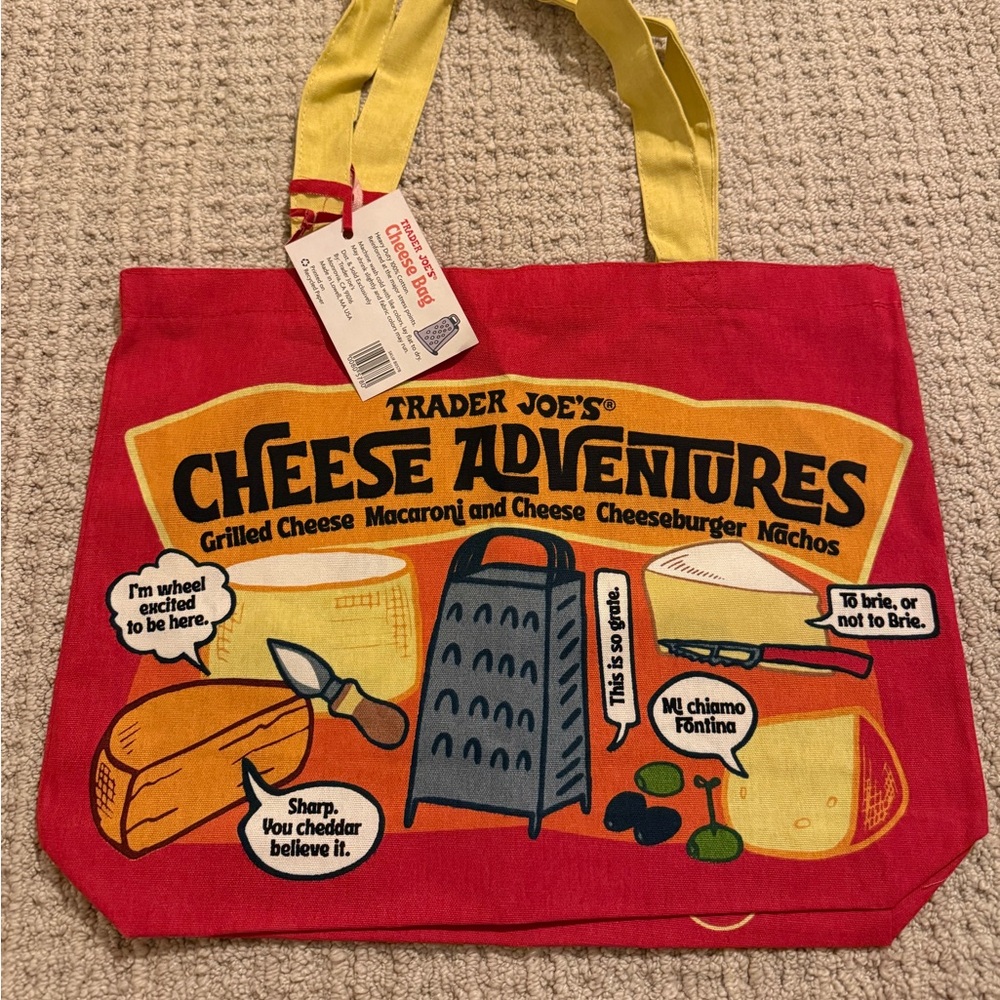 NWT Trader Joe's Cheese Bag